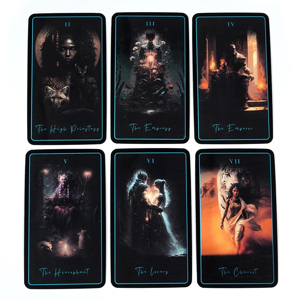 

1Pcs Tarot of Sacred Kingdoms Tarot Cards 78 Cards Tarot Deck Oracle Cards for Spiritual Energetic