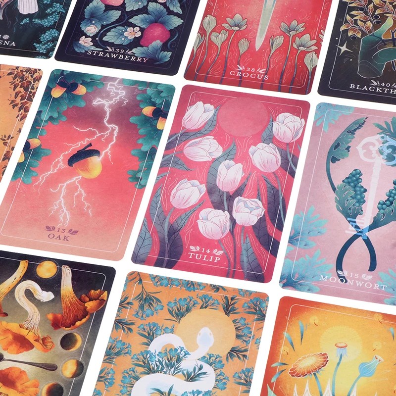 

The Seed Sickle Oracle Deck Tarot Card Prophecy Divination Deck Family Party Board Game Fortune