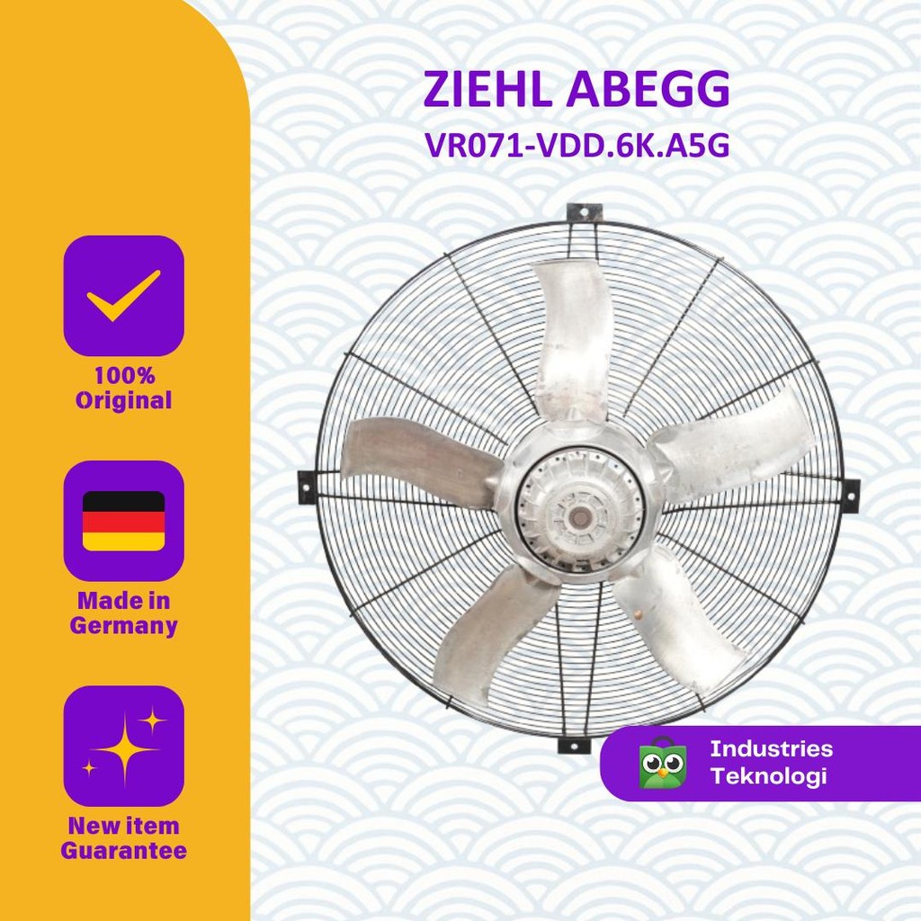 Axial Fan Ziehl Abegg 710mm 28 Inch - VR071-VDD.6K.A5G - 3 phase 400V
