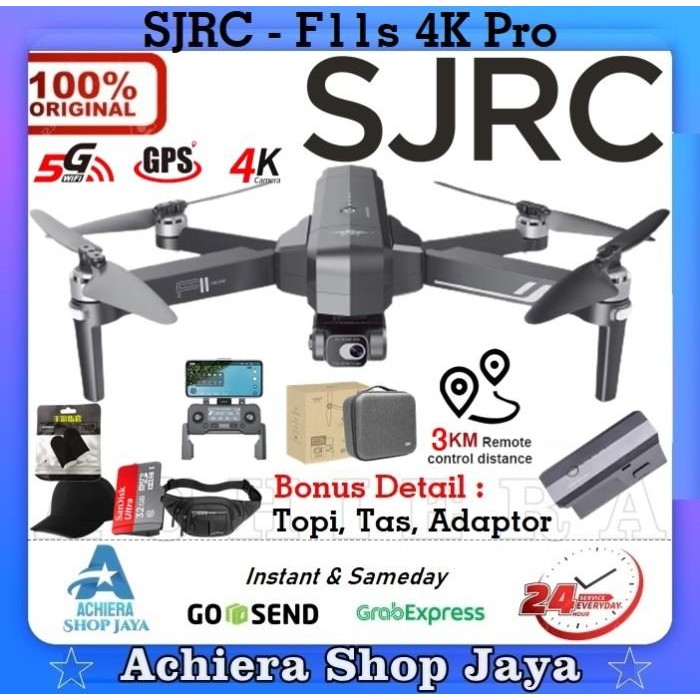 Rc Drone SJRC F11S 4K PRO & SJRC F5S Pro+ Gimbal EIS Camera Stabilized