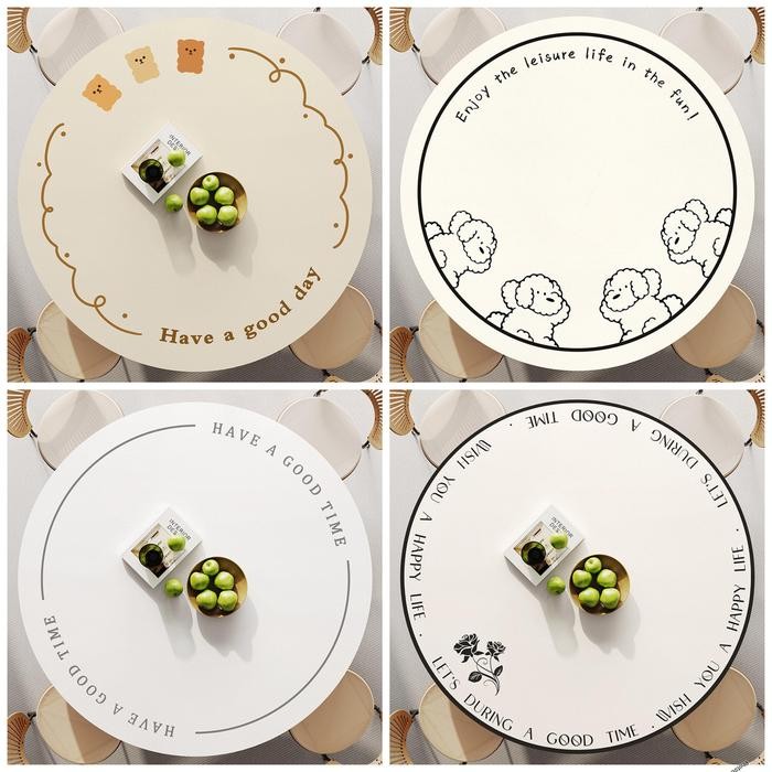 Taplak Meja Bundar / Taplak Meja Bulat / Taplak Meja / Taplak Meja Aesthetic / Taplak Meja Dapur /