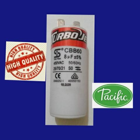 Kapasitor 8 pompa air booster wasser pb 218 pen dorong bosster