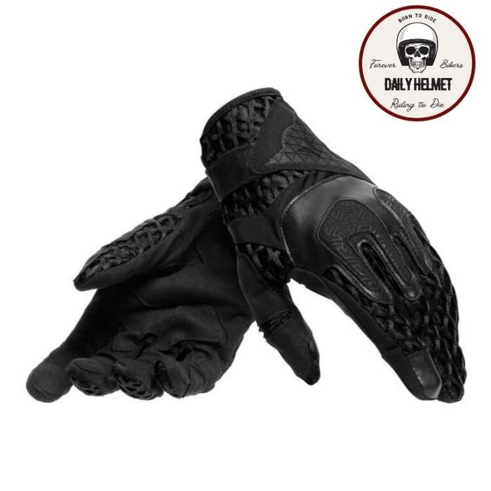 DAINESE_GLOVE AIR MAZE BLACK SARUNG TANGAN MOTOR