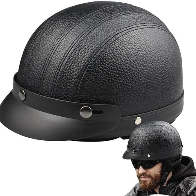 Helm Sepeda Motor Skuter Retro Klasik