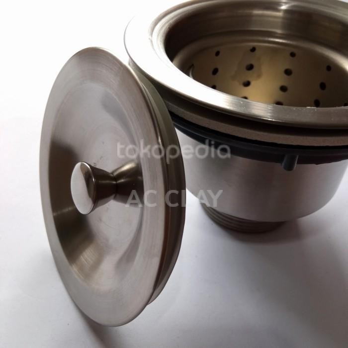 [Allthebest] Tutup saringan afur bak cuci piring sink wasbak stainless diameter 8cm