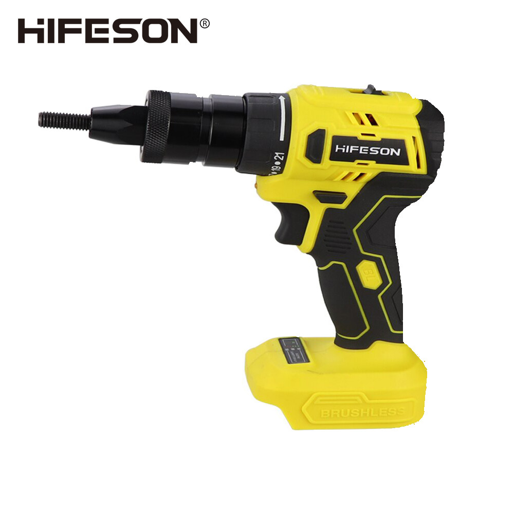 Brushless Electric Rivet Nut Gun Rivet Nut Tool No Battery M3M4M5M6M8M10 For 18V/21V/26V Makita Batt