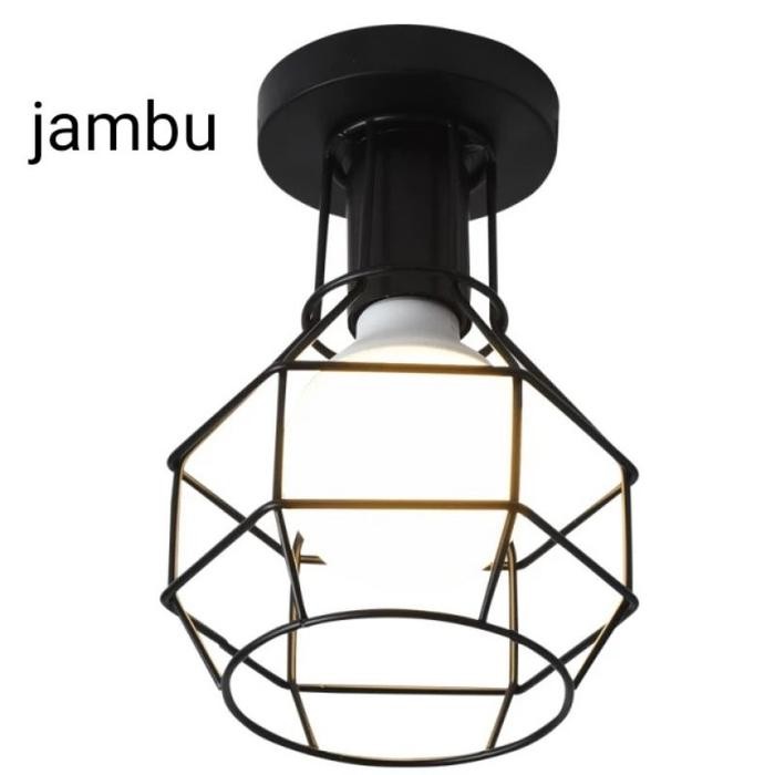 (Allthebest) Kap Lampu Hias Tempel Plafon Rumah