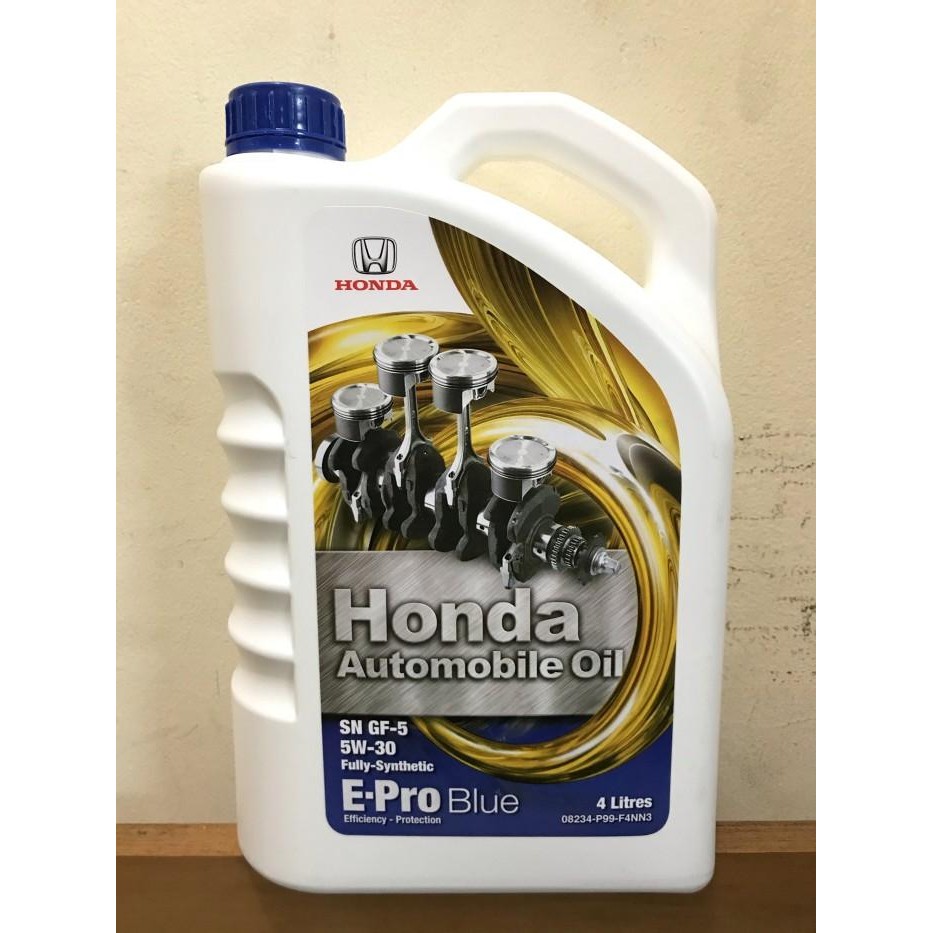 (Allthebest) Paket 04 Oli Mesin Honda EPro Blue Genuine