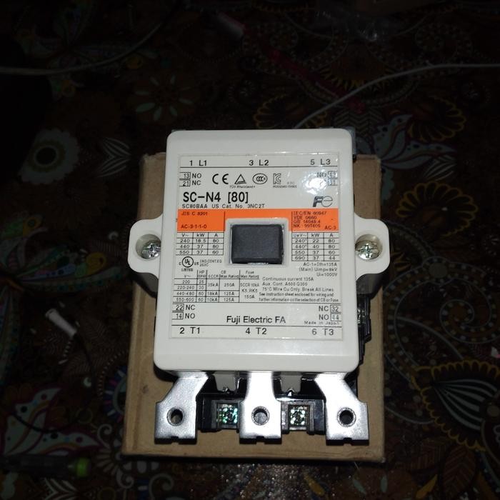 SC-N4 FUJI KONTAKTOR FUJI SCN4 220V ORIGINAL