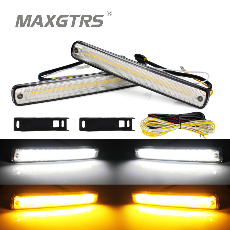 MAXGTRS 1set Waterproof Car High Power 36smd 2835 LED Daytime Running
