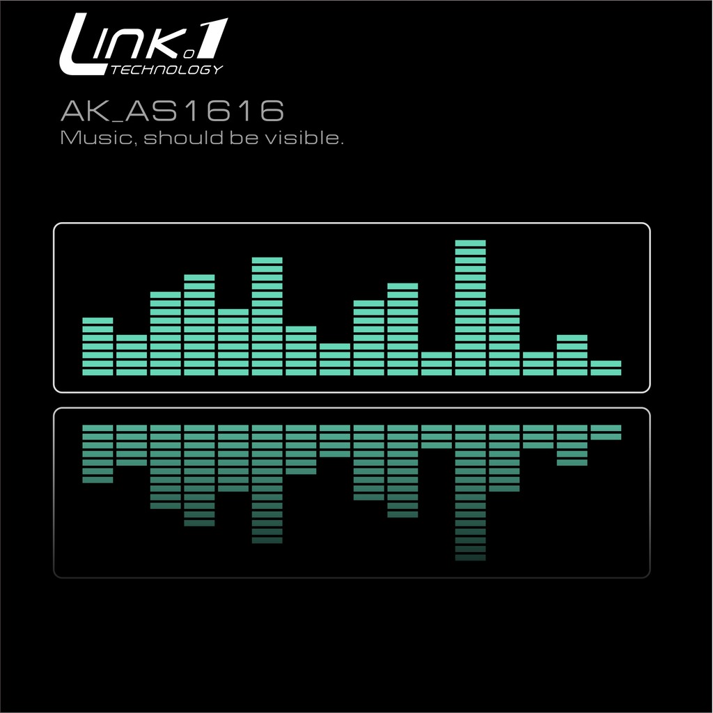 LINK1 AK1616  16 Level LED indicator Audio Music spectrum VU Meter
