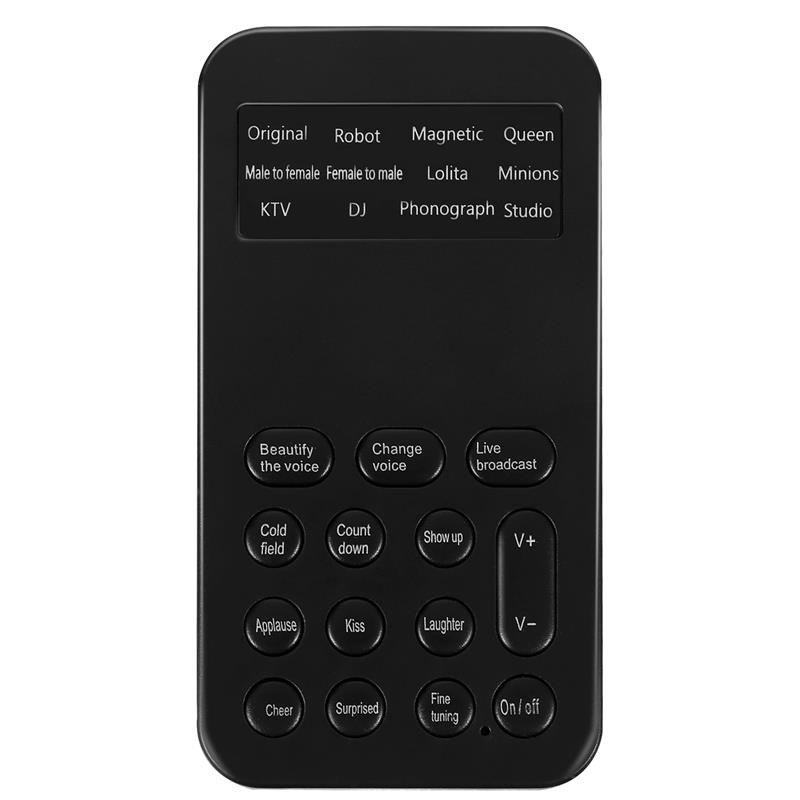 Voice Sound Changer Portable External Mobile Cell Live Modifier Car