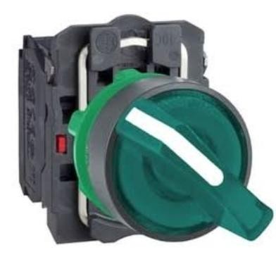 MELAYANI FAKTUR PAJAK Schneider Selector Switch Lamp LED 2Posisi 24V AC/DC XB5AK123B5