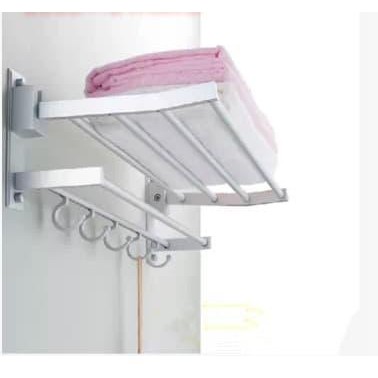 Rak Handuk Dinding Toilet Aluminium Kinbar.