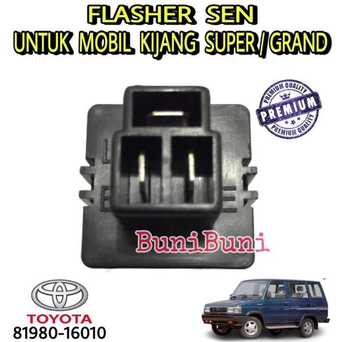 Flasher / Flaser Otomatis Sen Untuk Mobil Toyota Kijang Super 5K / Grand / Rover Kode 050