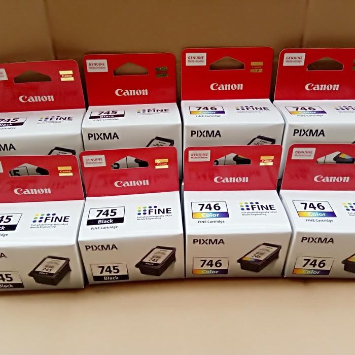 1 set Tinta Printer Canon pg 745 - cl 746