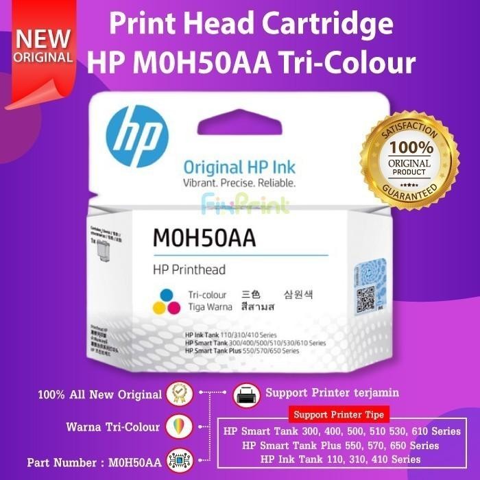 CARTRIDGE PRINTHEAD HP MOH50AA TRICOLOR (INKTANK & SMARTTANK) ORIGINAL