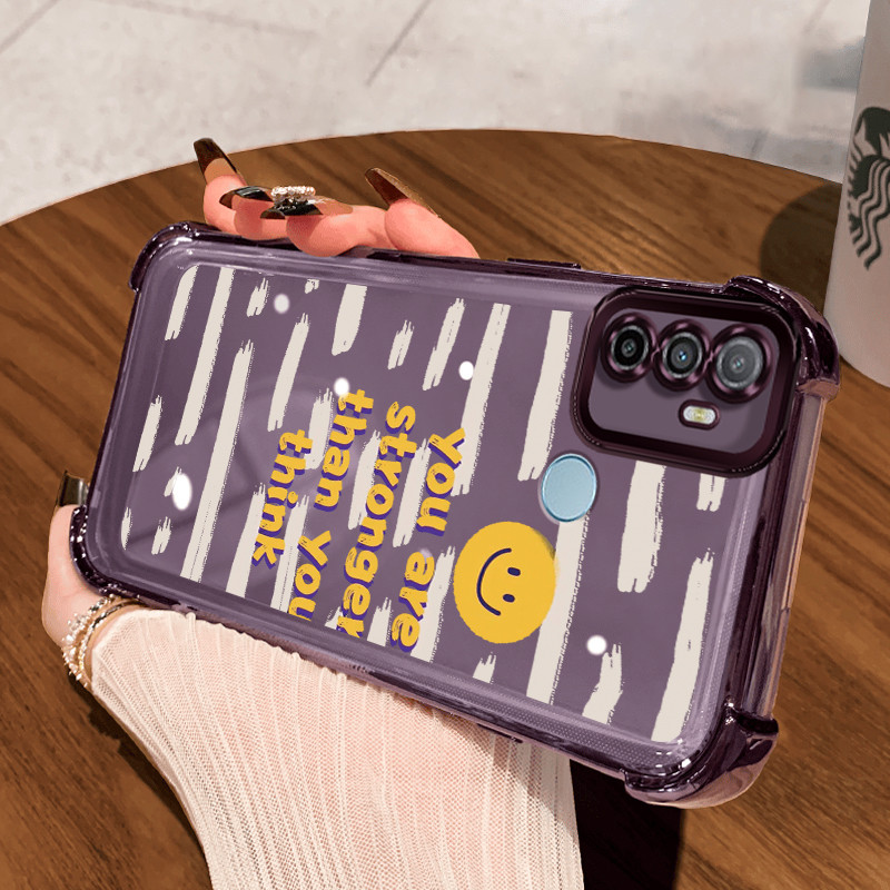 Casing Hp untuk OPPO A53 2020 A53s A32 A33 2020 Case Casing dipersonalisasi HP tas Emoji Softcase em