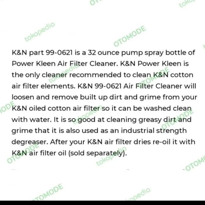 (Allthebest) KNN power Kleen cairan pembersih filter udara k&n