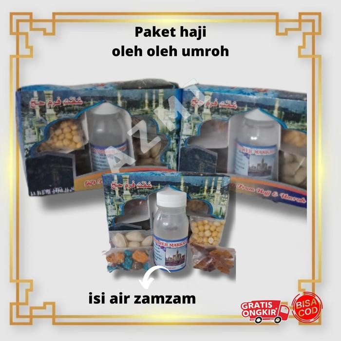 

Promo Paket Oleh Oleh Haji Dan Umroh Air Zam Zam//Non Air Zam Zam