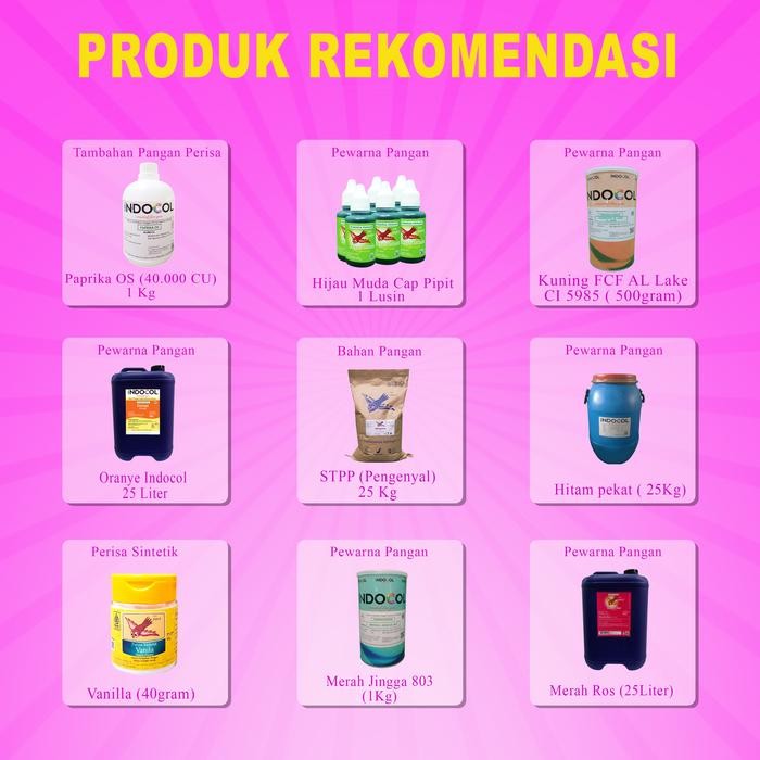 

Indocol Pewarna Cair Merah Tua (5 Liter) Gratis Ongkir