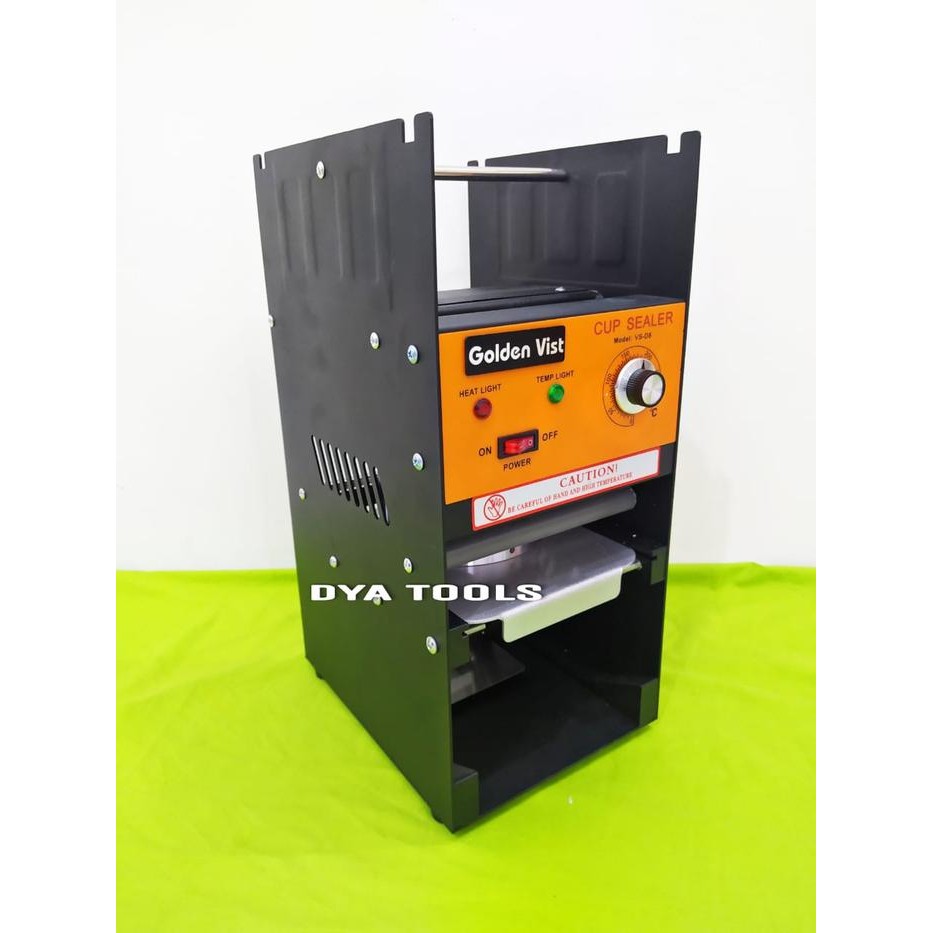 Laris!!! Mesin Cup Sealer Golden Vist D8. Mesin Press Gelas Minum 12-22 Oz