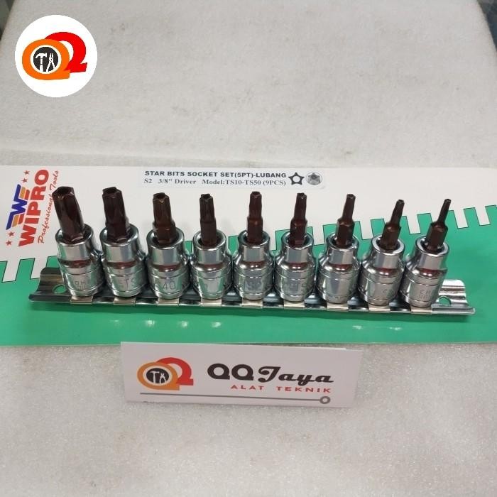 Kunci sok bintang 5 set - star bits socket set