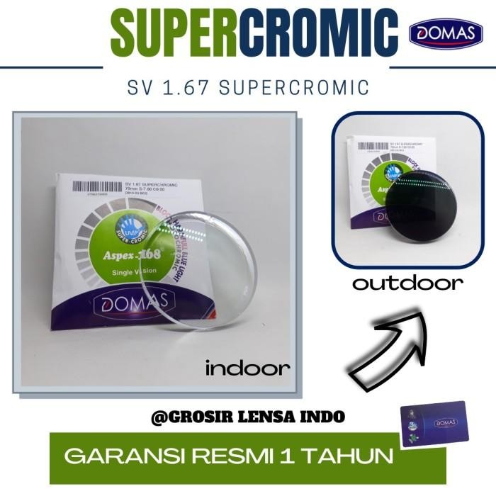 Sv Bluecromic Indeks 1.67 Tipis Dan Aspheris By Domas Gratisongkir