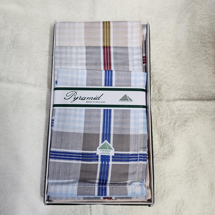 6 Pc Saputangan Pria Merk Pyramid Gratisongkir