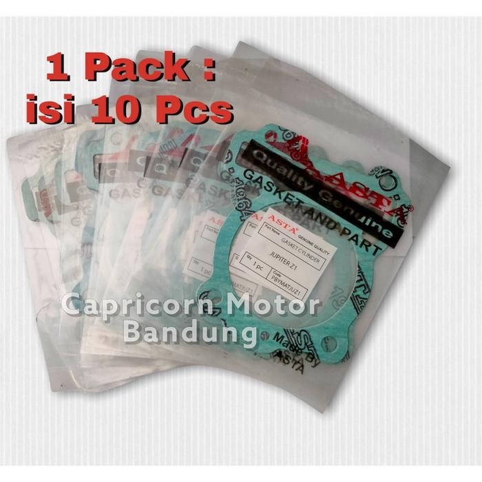 (Allthebest) isi 10 Paking Gasket Blok Boring Bawah JUPITER Z1 Z 1 INJEKSI ASTA
