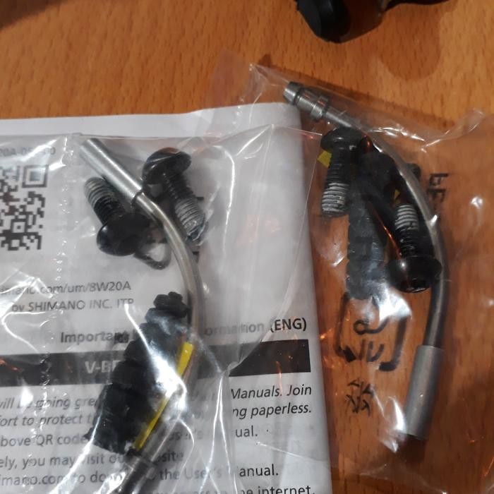 Unik Rem Set Shimano Alivio Br-T4000 Rem Sepeda Lipat Mtb Ori Rem Set