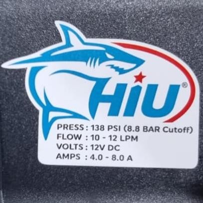 Pompa Air DC 12V HIU Dual Pump 138Psi Double Motor Pertanian