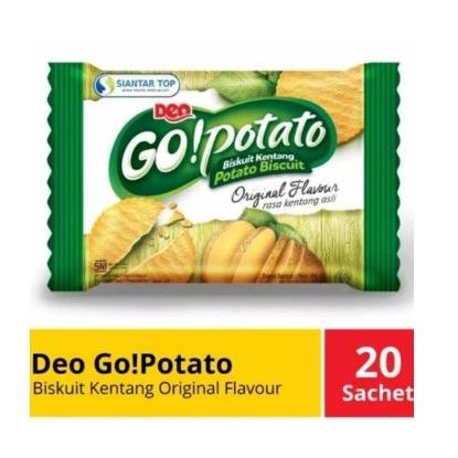 

Deo Potato Biskuit Kentang Gurih Isi 20 Bks 8 Gr siantartop snack murah snack grosir snack enak