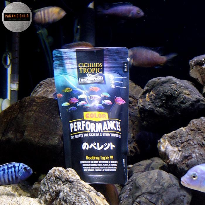 [PAKAN CICHLID] PELET IKAN WATERPROS PUMP PERFORMANCE 75 GRAM