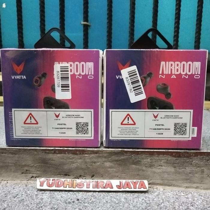 Vyatta Airboom Nano TWS Wireless Earphone Garansi