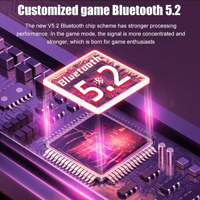 T33 Wireless Gang Headset Bluetooth 5.1 Earphone TWS Bass Stereo