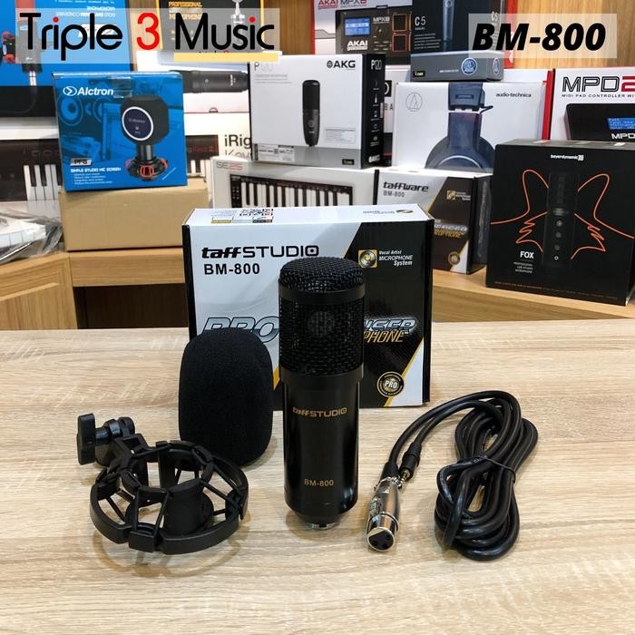 TAffstudio Mic Condenser BM800 mic smule mic live streaming