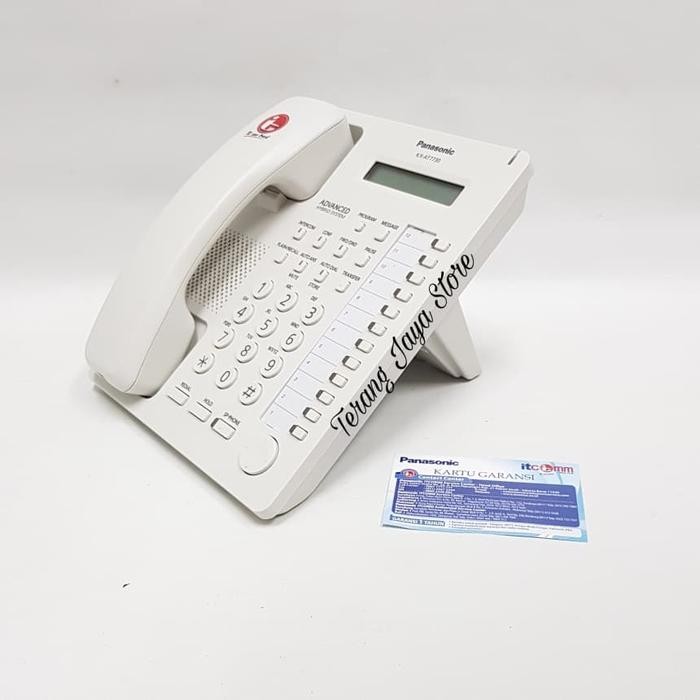 Termurah Telepon Panasonic Kx-At7730 Telepon Digital Panasonic Kx-At7730 Putih