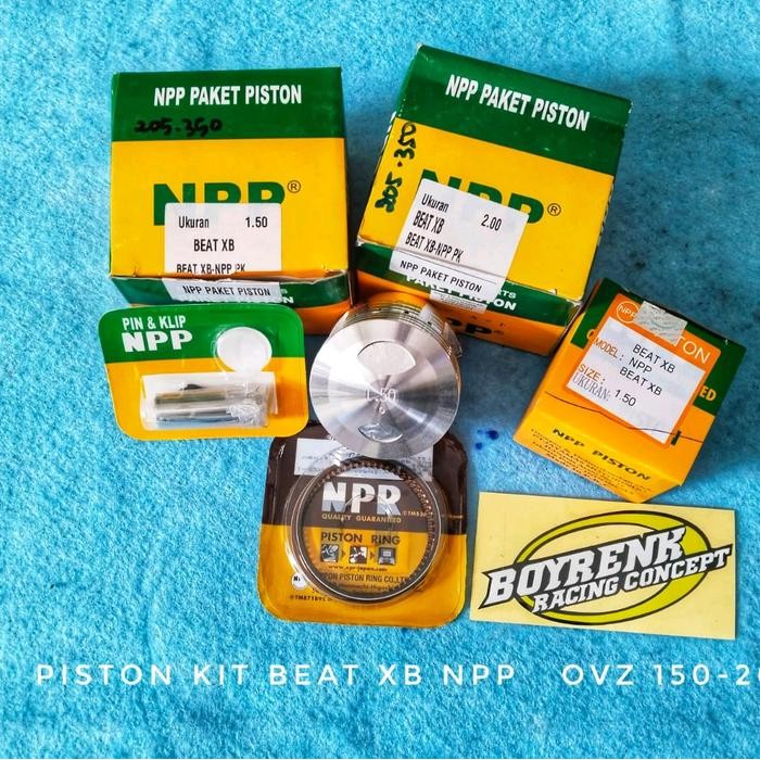 PISTON KIT SEHER SEKER BEAT XB 53.5- 55.5 PIN 13 NPP BOYRENK RACING