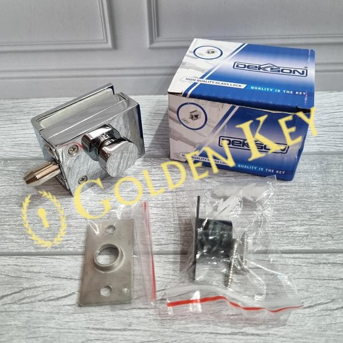 Terlaris Glass Lock Dekkson Dekson Gl 621 Cp Kunci Pintu Kaca Kamar Mandi Wc
