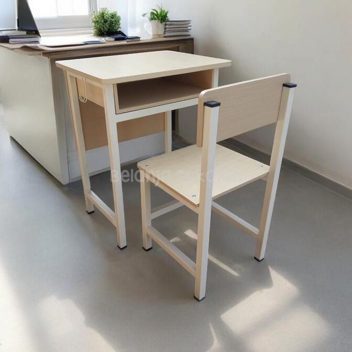 Meja belajar meja komputer kursi sekolah besi holo 3x3 meja siswa