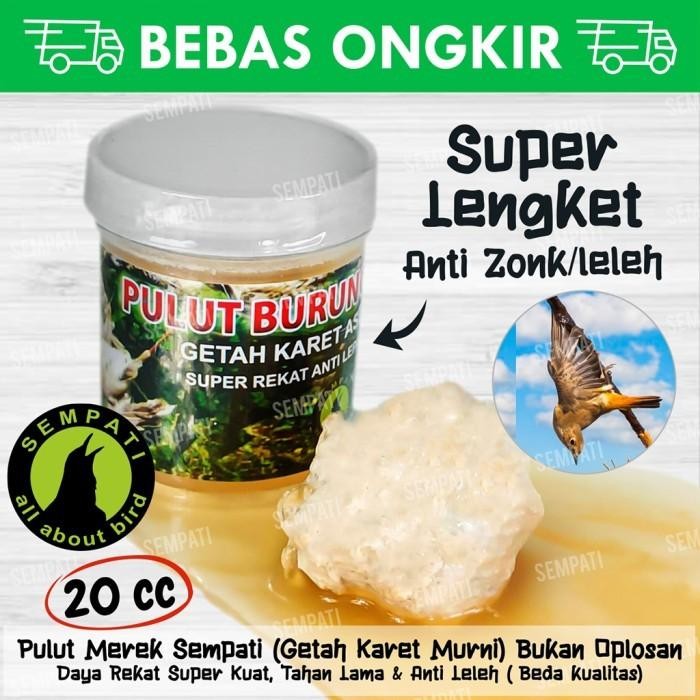Obat pulut jebakan burung getah karet asli getah bendo super lengket