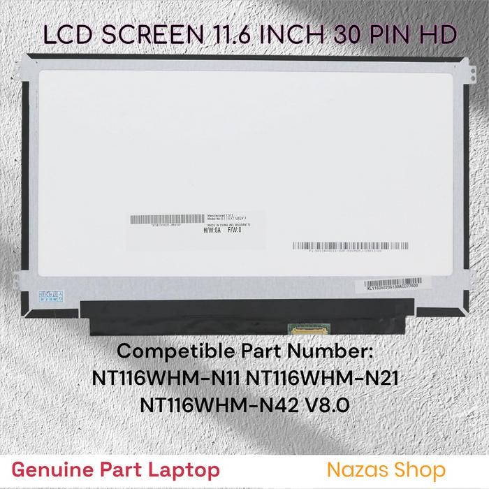 Lcd Led Laptop Samsung Chromebook 4 XE310XBA XE310XBA-K01US 11.6" HD 30 Pin