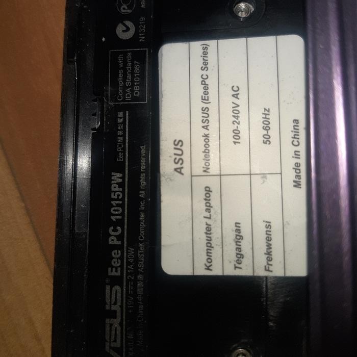 laptop netbook asus 1015B