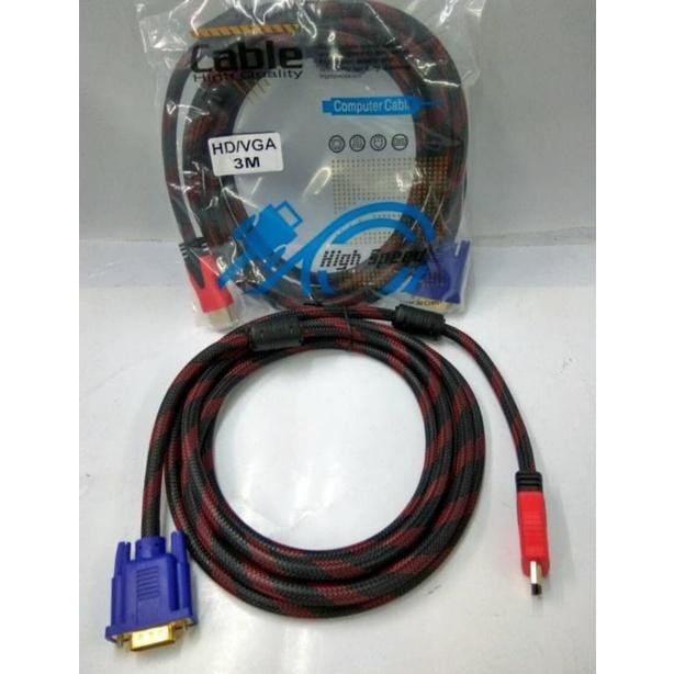 [Allthebest] KABEL HDTV TO VGA 3 METER / CABLE HDTV TO VGA 3M / HDTV TO
