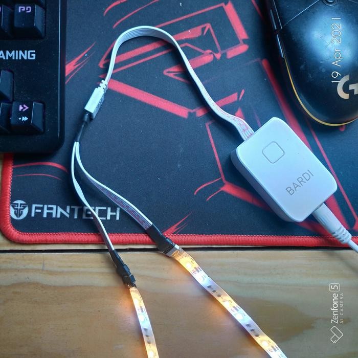 [Allthebest] Splitter Konektor LED Strip RGBWW 6 Pin Male Female Cabang BARDI