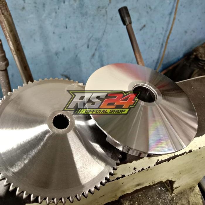 Rumah Roller Bubut Custom Vario 110 Karbu Kode KVB Pulley Racing Bubut Drajat, Sudah kerok Jalur