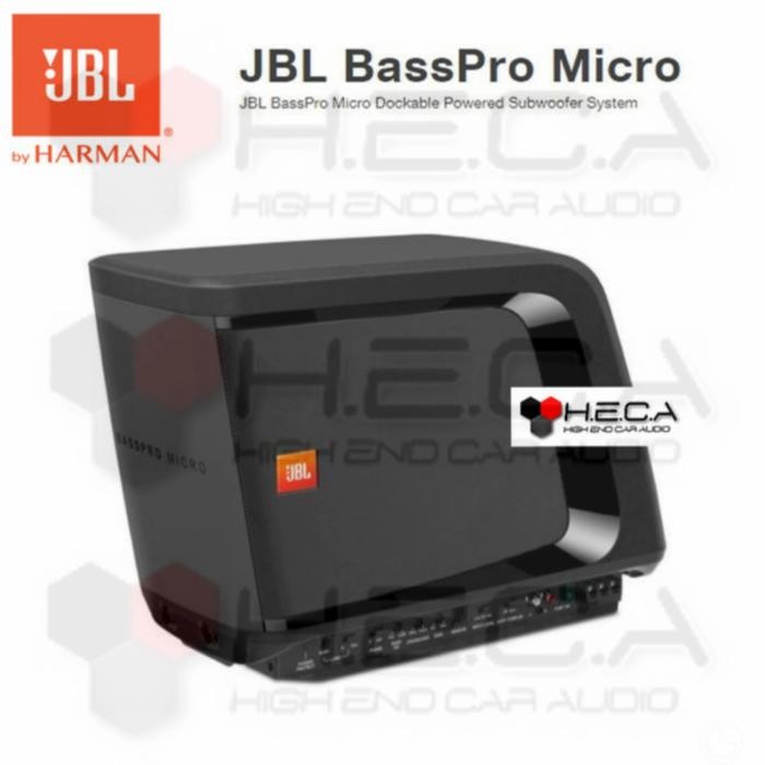 JBL BassPro Micro 8-inch Slim Subwoofer Aktif Active Built In Power
