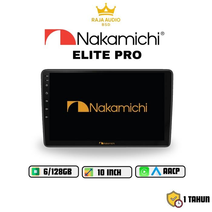 Nakamichi Elite Pro 10" inch 6/128 NA-3102i Head Unit Double Din