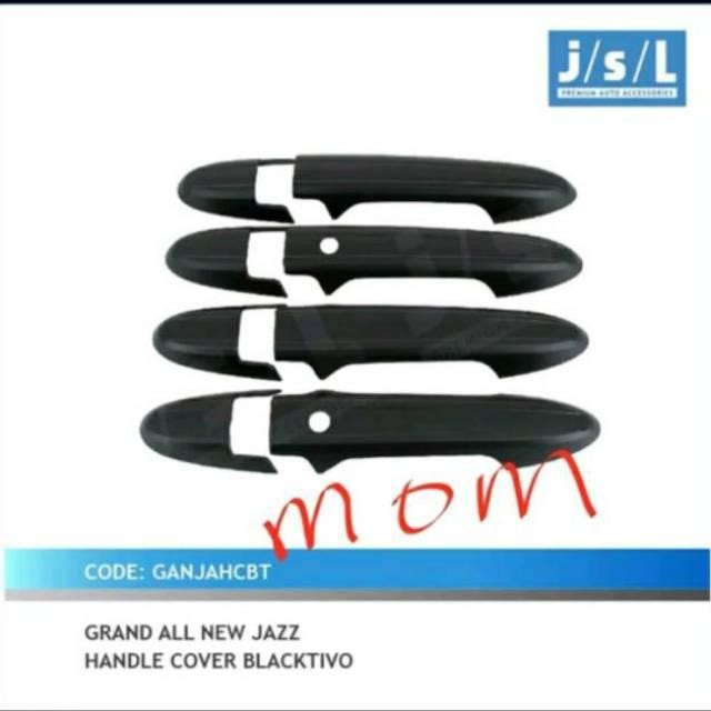 JSL Cover Handle Pegangan Pintu Samping Hitam Blacktivo All New Jazz 2014-2020